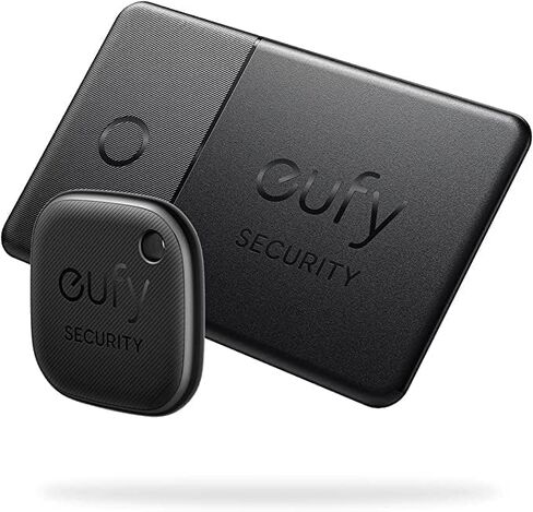 يعمل Eufy Security SmartTrack (Black ، 1Link +1Card) ، مع Apple Find My (iOS فقط) ، متعقب العناصر ، مكتشف الهاتف ، مقاوم للماء ، Android غير مدعوم in Saudi Arabia