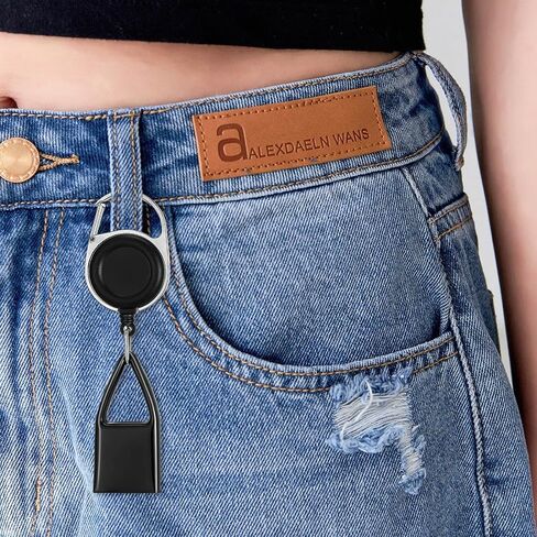 6 Pcs Retractable Lighter Leash, Keychain Lighter Holder with Clip Classic Lighter Cover Single Clip for Convenience Multicolor Lighter Strap in Kuwait