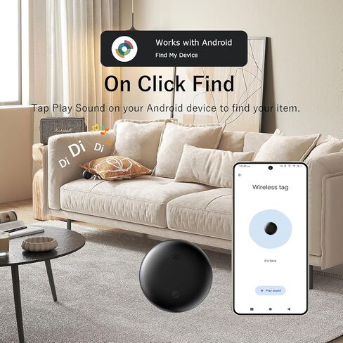 تعقب Bluetooth لنظام Android ، Google Certified Key Finder/Luggage Tracker/Item Locator متوافق مع Google Find My Device ، علامة التتبع الذكية للمفاتيح ، حقيبة الظهر ، محفظة (BK-1Pack) in Kuwait