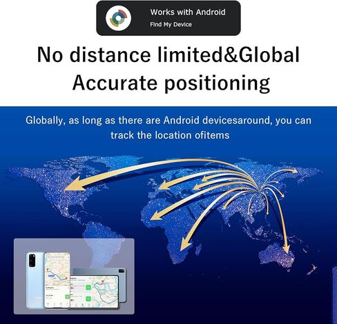 تعقب Bluetooth لنظام Android ، Google Certified Key Finder/Luggage Tracker/Item Locator متوافق مع Google Find My Device ، علامة التتبع الذكية للمفاتيح ، حقيبة الظهر ، محفظة (BK-1Pack) in Kuwait