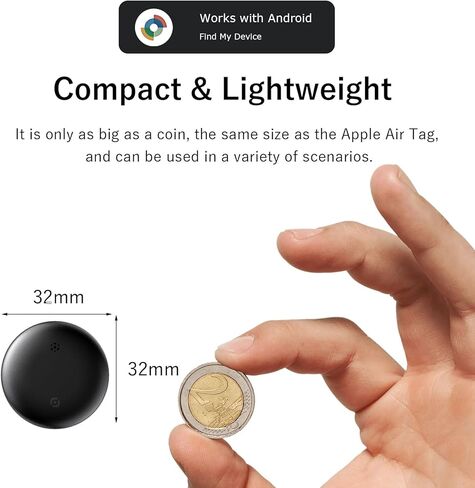 تعقب Bluetooth لنظام Android ، Google Certified Key Finder/Luggage Tracker/Item Locator متوافق مع Google Find My Device ، علامة التتبع الذكية للمفاتيح ، حقيبة الظهر ، محفظة (BK-1Pack) in Kuwait