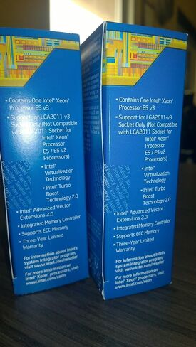 Intel Xeon E5-2630 V3 2.4 GHz 8 Core Processor 20MB LGA 2011-3 BX80644E52630V3 CPU (متجدد) in Kuwait