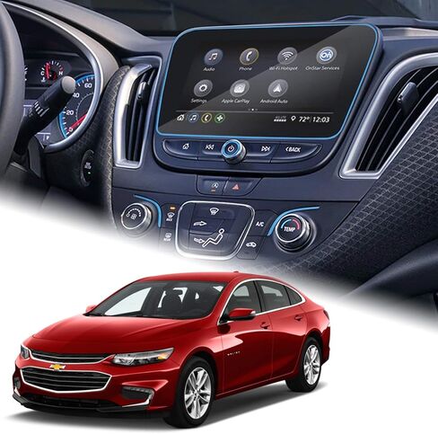 Moonlinks Malibu Screen Protector Compatible with Chevy Malibu Premier 2016-2024,Equinox Premier 2018-2024,Volt LT/Premier 2016-2019,High Definition Tempered Glass Screen Protector (8’’ Trapezoid) in Saudi Arabia