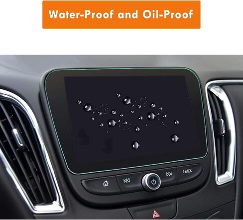 Moonlinks Malibu Screen Protector Compatible with Chevy Malibu Premier 2016-2024,Equinox Premier 2018-2024,Volt LT/Premier 2016-2019,High Definition Tempered Glass Screen Protector (8’’ Trapezoid) in Saudi Arabia
