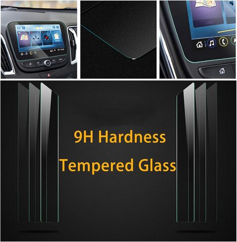 Moonlinks Malibu Screen Protector Compatible with Chevy Malibu Premier 2016-2024,Equinox Premier 2018-2024,Volt LT/Premier 2016-2019,High Definition Tempered Glass Screen Protector (8’’ Trapezoid) in Saudi Arabia