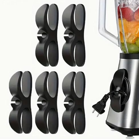 5PCS Cord Organizer Clips - Efficient Kitchen Appliance Wire Management, Secure Cable Wrapping for Air Fryers & Coffee Makers, Appliance Cord Organizer in Saudi Arabia