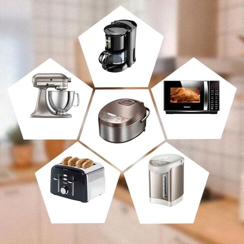 5PCS Cord Organizer Clips - Efficient Kitchen Appliance Wire Management, Secure Cable Wrapping for Air Fryers & Coffee Makers, Appliance Cord Organizer in Saudi Arabia