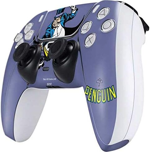 Skinit Decal Gaming Skin Compatible with PS5 Controller - Officially Licensed DC Comics The Penguin Portrait Design in Saudi Arabia