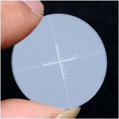 Microscope Kit 995 0.1mm micrometer microdery graticule reticles for digital microscope lens (1pcs diameter 26mm) in Saudi Arabia