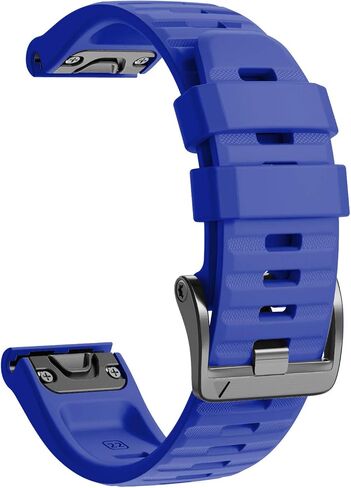 ANCOOL Compatible with Fenix 6/Fenix 7 Bands 22MM Quickfit Silicone Watch Band Replacement for Fenix 8 47mm/7 Pro/6 Pro/5/5 Plus/Approach S60/S62/Quatix 6 (Black) in Saudi Arabia