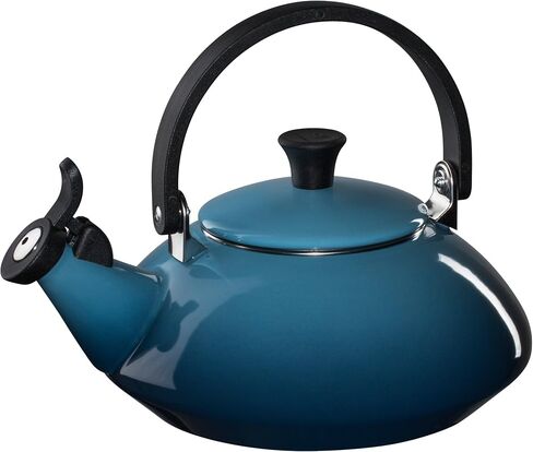 مينا Le Creuset on Steel Zen Tea Kettle ، 1.6 Qt. ، Cerise in Kuwait