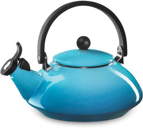 مينا Le Creuset on Steel Zen Tea Kettle ، 1.6 Qt. ، Cerise in Kuwait