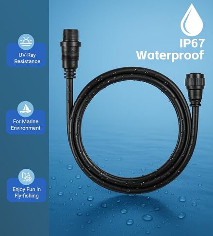 720106-1 EC M3 14W10 Transducer Extension Cable – 10 Foot Sonar Cable for APEX, SOLIX, Onix Fish Finders, Compatible with Minn Kota Trolling Motors with Built-in MEGA Imaging in Saudi Arabia
