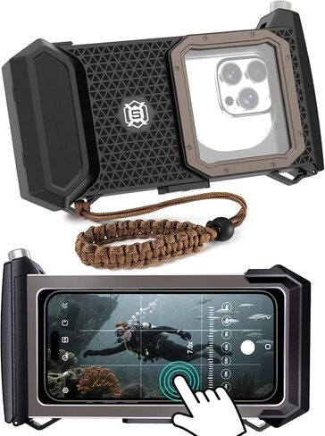 Underwater Snorkeling Phone case for iPhone and Samsung with Touchscreen, Waterproof and Snorkeling Compatible for iPhone 16 15 14 13 12 11 Pro Max/XS/X Samsung Galaxy (Blue, 4TH 33FT) in Kuwait