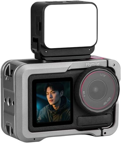LED Camera Light IPX4 Waterproof Quick Release Fill Light Selfie Light in Saudi Arabia