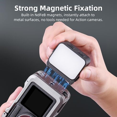 LED Camera Light IPX4 Waterproof Quick Release Fill Light Selfie Light in Saudi Arabia