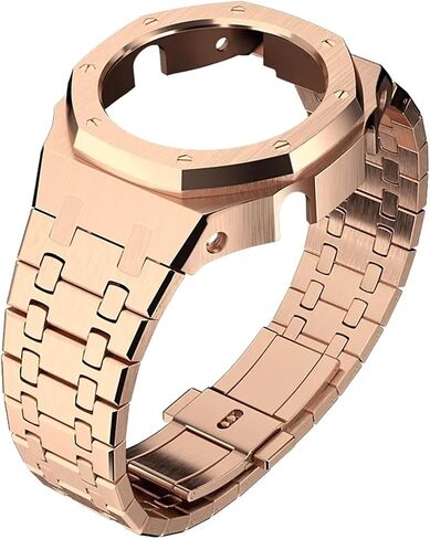 Gen4 Gen5 Modification Kit for Casioak GA-2100 GMA-S2100 for Mod Metal Stainless Steel Case Screw Bezel Strap for GA-2110 GA-B2100(Rose Gold,for GMA-S2100) in Kuwait