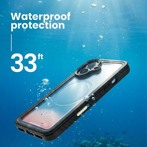 MOTIVE Waterproof Case with Belt Clip iPhone 17 Pro Max, Magnetic | 6.9" in Kuwait