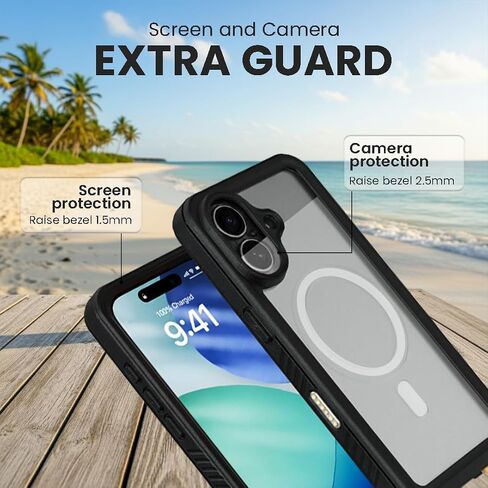 MOTIVE Waterproof Case with Belt Clip iPhone 17 Pro Max, Magnetic | 6.9" in Kuwait