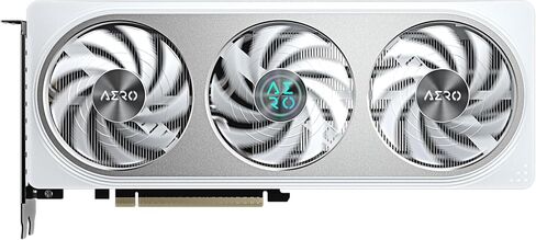جيجابايت بطاقة رسومات جيفورس RTX 4060 ايرو او سي 8G، 3 مراوح ويندفورس، 8GB 128 بت GDDR6، بطاقة فيديو GV-N4060AERO OC-8GD in Saudi Arabia