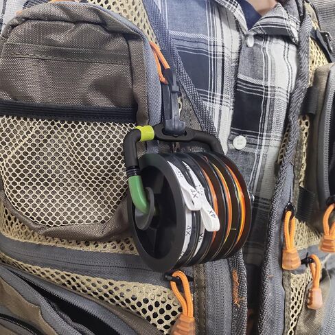 Aventik Fly Line Fishing Line Dispinser يحتفظ بقطعة Tippet Twippet لسهولة الوصول إلى قطع خط Razorblade المتكامل in Saudi Arabia