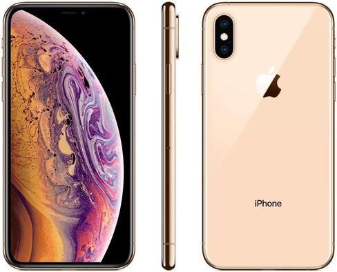 Apple iPhone XS ، 64 جيجابايت ، الذهب - غير مؤمن بالكامل (متجدد) in Saudi Arabia