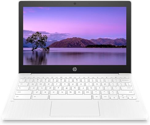 HP Chromebook 11-inch Laptop - Up to 15 Hour Battery Life - MediaTek - MT8183 - 4 GB RAM - 32 GB eMMC Storage - 11.6-inch HD Display - with Chrome OS™ - (11a-na0021nr, 2020 model, Snow White) in Kuwait