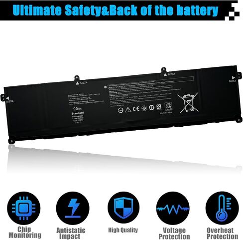 M02R0 استبدال بطارية الكمبيوتر المحمول لـ Dell Alienware X16 R1 Alienware X16 R2 سلسلة Notebook MO2R0 HP26N 0HP26N 0MRWR6 11.55V 90WH 7792MAH in Saudi Arabia
