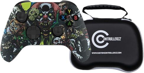 Custom Controllerzz Scary Party Controller & Case Bundle – Includes Scary Party Custom Wireless Controller for Xbox Series X/S, Xbox One, PC & Universal Protective Travel Case in Kuwait