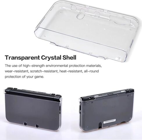 قذيفة غطاء الحماية الصلبة الصلبة النحيفة تناسب Nintendo 3DS XL/LL Part Part anti-scratch in Saudi Arabia