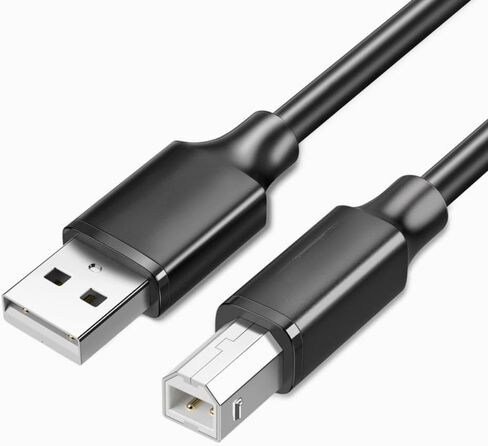 كابل الطابعة 6 قدم - موصل أنثى عالي السرعة مزدوج USB 2.0 كابلات in Saudi Arabia
