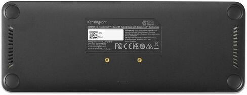 Kensington SD5920T EQ Thunderbolt 4 Quad 4K Hybrid Base مع تقنية Displaylink ، قراء بطاقة SD و Micro SD ، شحن الطاقة 100W ، Ethernet و USB-A و USB-C 3.2 منافذ (K35234EU) in Kuwait
