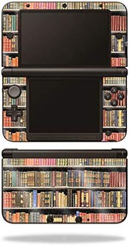 Mayyskins Glossy Glitter Skin for Nintendo 3DS XL Original (2012-2014) - كتب | واقي ، دائم عالية اللمعان اللمعان النهائي | من السهل تطبيق الأنماط وإزالتها وتغييرها | صنع في الولايات المتحدة in Saudi Arabia