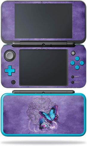 Mayyskins الجلد متوافق مع Nintendo New 2DS XL - Celtic Butterflies | غلاف الالتفاف الواقي ، الدائم ، والفريد من نوعه | من السهل تطبيق الأنماط وإزالتها وتغييرها | صنع في الولايات المتحدة in Saudi Arabia