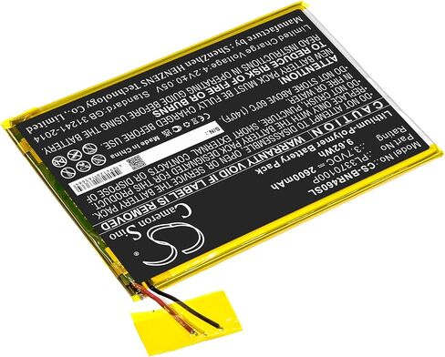 Cameron Sino Battery for Barnes & Noble BNTV450 ، BNTV460 ، Nook 7 ، Nook 7 "2016 PN: Barnes & Noble PL3370100P 2600MAH / 9.62WH in Saudi Arabia