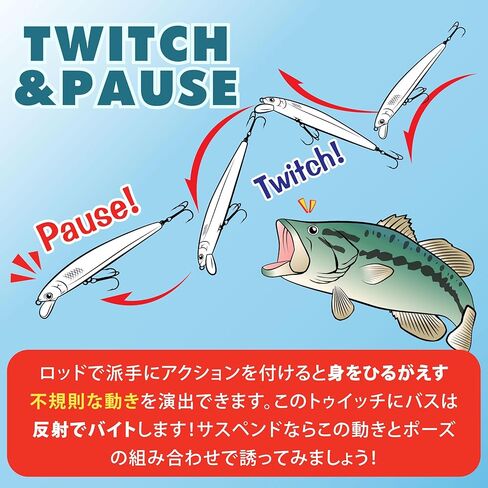 Lucky Craft Japan Flash Minnow 80sp ~ JDM Jerkbait جنبًا إلى جنب in Kuwait