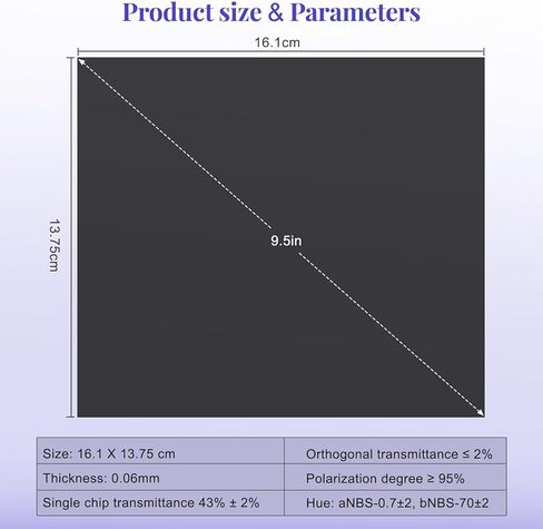 شاشة شاشة عرض OLED ، سمك 0.1 مم 2 حزمة لاصق OLED الاستقطاب ، 7.7 × 12.4 بوصة ، مناسبة لإصلاح واستبدال شاشات OLED أقل من 15.5 في in Kuwait