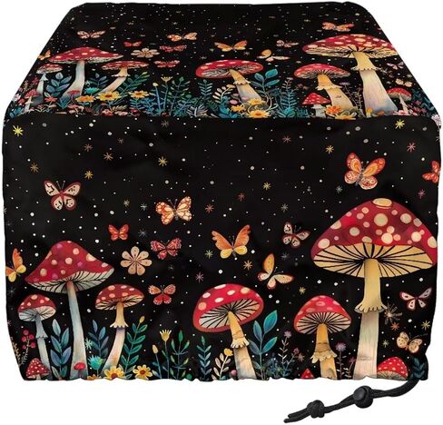 Flower Hummingbird Print Toaster Covers 4 Slice Wide Slot, Kitchen Decorative Bread Maker Cover Dust Protection, Washable Easy to Install Bread Machine Cover in Saudi Arabia