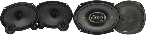 Kicker 51KSS369 KS-Series 6x9 and 2.75" and 1" Tweeter, 3-Way Component System w/ 51KSC69304 6x9 3 Way Coaxial Bundle in Saudi Arabia