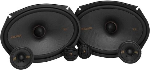 Kicker 51KSS369 KS-Series 6x9 and 2.75" and 1" Tweeter, 3-Way Component System w/ 51KSC69304 6x9 3 Way Coaxial Bundle in Saudi Arabia