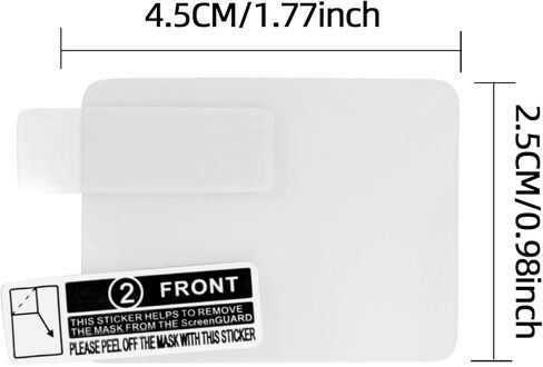Baofeng (3 Pack) Walkie Talkies Screen Protector Film Hydrogel Film مصممة خصيصًا DM-32UV UV-32 ، ومكافحة التأثير توفر حماية كاملة لسيارة الراديو ثنائية الاتجاه in Saudi Arabia