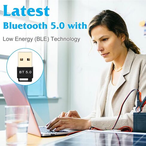 Bluetooth Adapter for PC, UrbanX USB Mini Bluetooth 5.0 Wireless Transfer Dongle for Lenovo Legion Windows 10/8.1/8/7 in Saudi Arabia