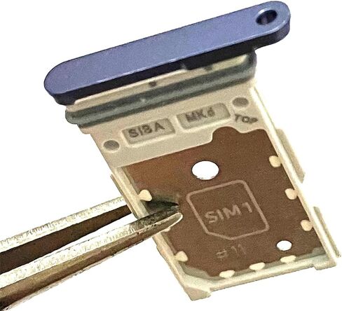 استبدال حامل بطاقة SIM Dual Card Tray لـ Samsung Galaxy S24 S921 / S24+ S926 (الرمادي الرمادي) in Saudi Arabia
