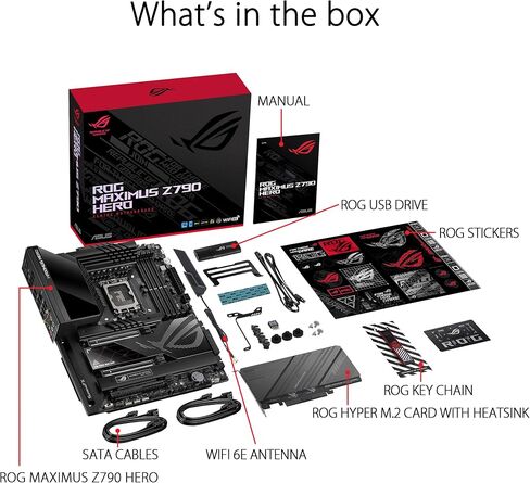 ASUS ROG MAXIMUS Z790 HERO Intel Z790 LGA 1700 ATX in Saudi Arabia