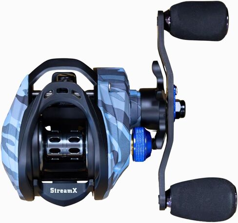 Reaction Tackle StreamX Baitcasting Fishing Reel – Baitcaster Reel, Lightweight & Durable with Smooth Drag System in Saudi Arabia