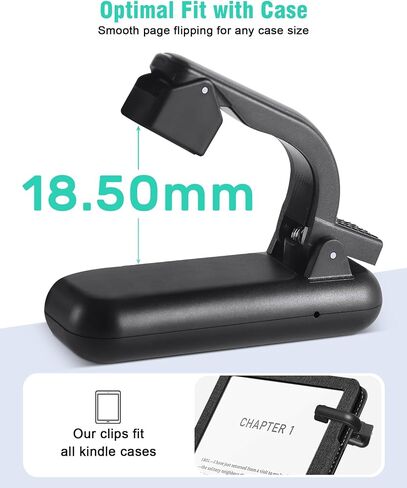 Kindle Page Turner Remote for Kindle Paperwhite iPad iPhone.Kindle Accessories لعناصر التحكم عن بُعد Camera Camcorder أيضًا ، حلقة Kindle Clicker Turner للأجهزة اللوحية ، الكاميرا ، الكتب الإلكترونية (أسود) in Kuwait