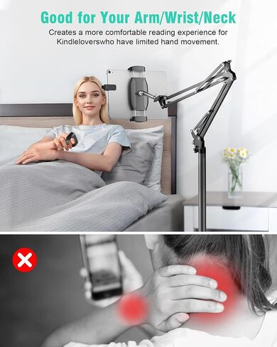 Kindle Page Turner Remote for Kindle Paperwhite iPad iPhone.Kindle Accessories لعناصر التحكم عن بُعد Camera Camcorder أيضًا ، حلقة Kindle Clicker Turner للأجهزة اللوحية ، الكاميرا ، الكتب الإلكترونية (أسود) in Kuwait