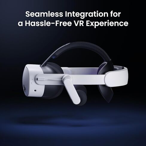 حزام رأس صوتي Kiwi مع بطارية لـ Meta/Oculus Quest 3/3S ، و C4 Duo Dualfast Charge Headset و G4 Pro Controller Grips in Saudi Arabia