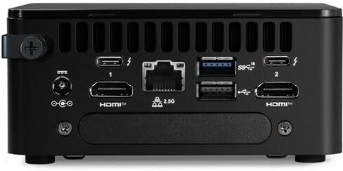 Intel, NUC 13 Pro, Mini Desktop, 2025, Intel-14 Core i7-1370P vPro, 32 GB DDR4, 1 TB SSD, Intel Iris Xe Graphics, Windows 11 Home, Wi-Fi 6E, BT 5.3, Thunderbolt 4, RJ-45, HDMI 2.1, 6xUSB, Black in Saudi Arabia
