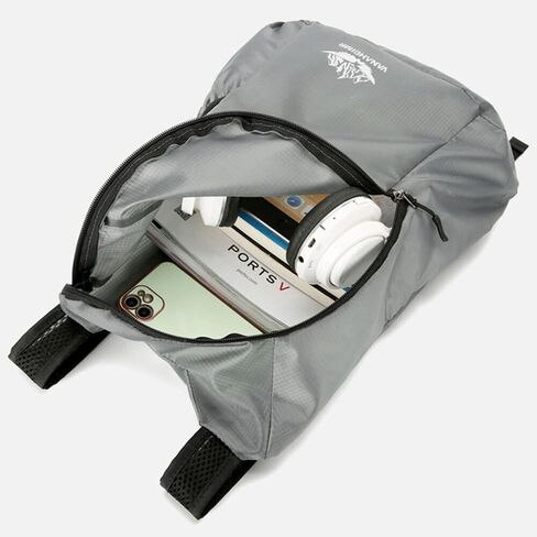 Folding Backpack Cycling Sports Backpack Lightweight, Gray in Saudi Arabia